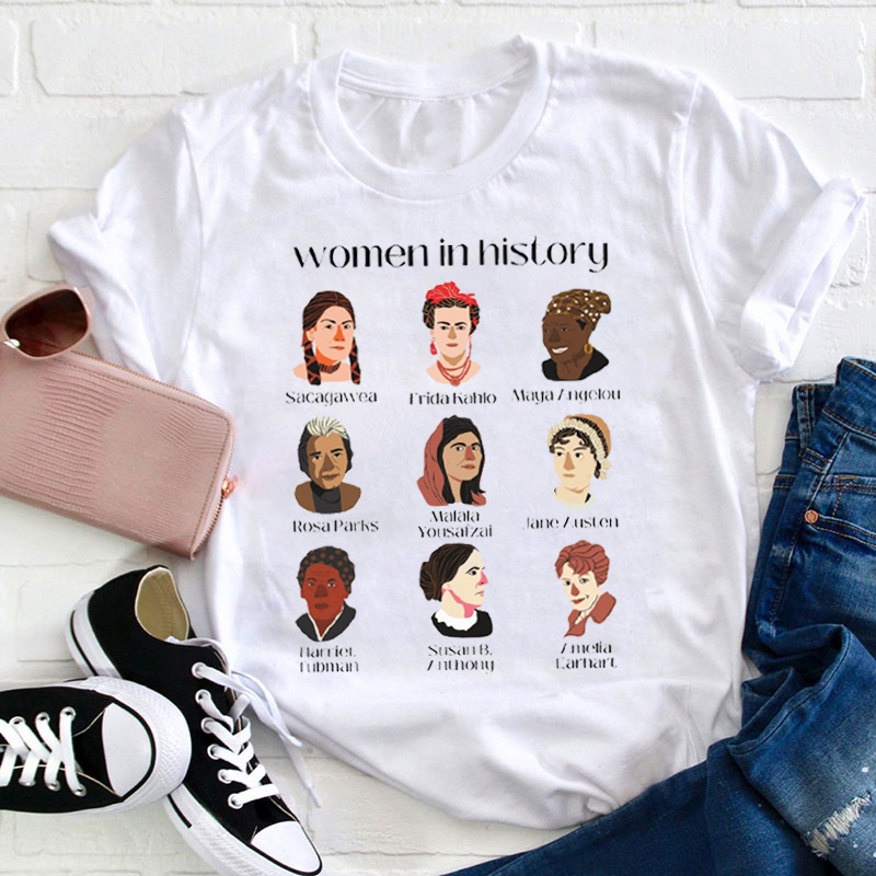 Empowered Women Women In History Teacher T-Shirt