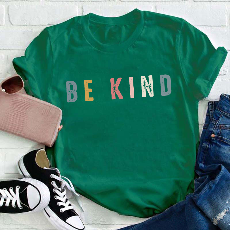 Retro Style Be Kind Teacher T-Shirt