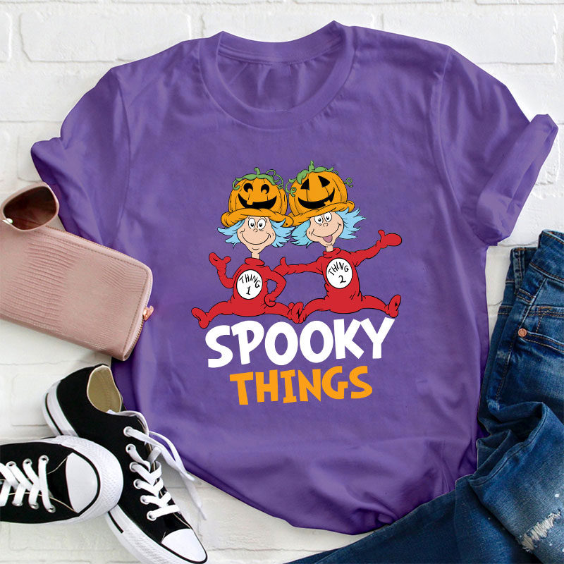 Spooky Things Teacher T-Shirt