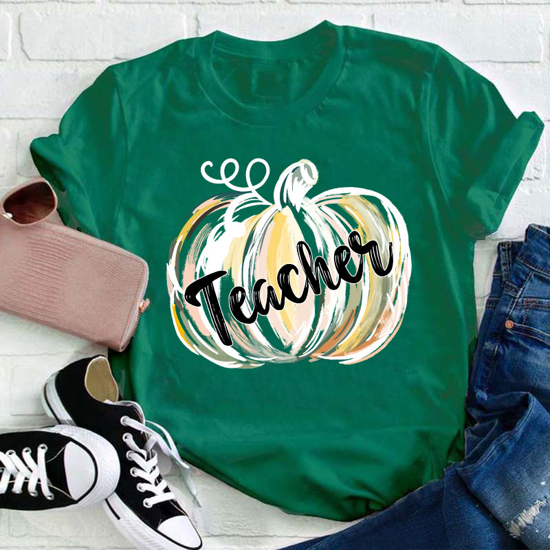 Pumkin Teacher T-Shirt
