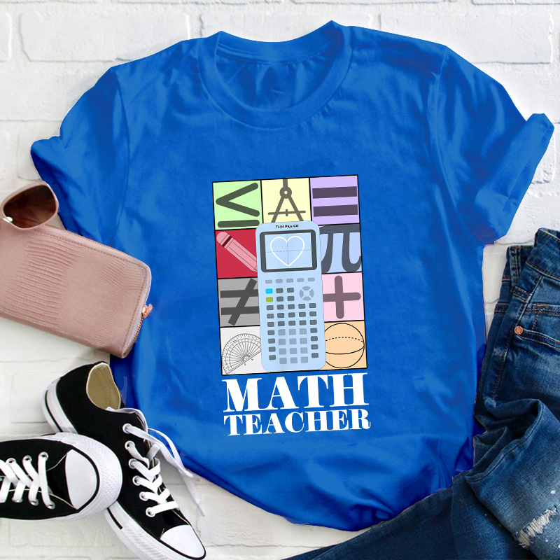 Calculator Math Teacher T-Shirt