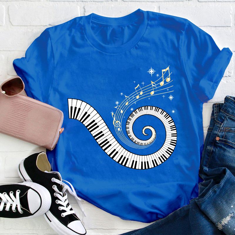Follow The Rhythm Of The Music Teacher T-Shirt