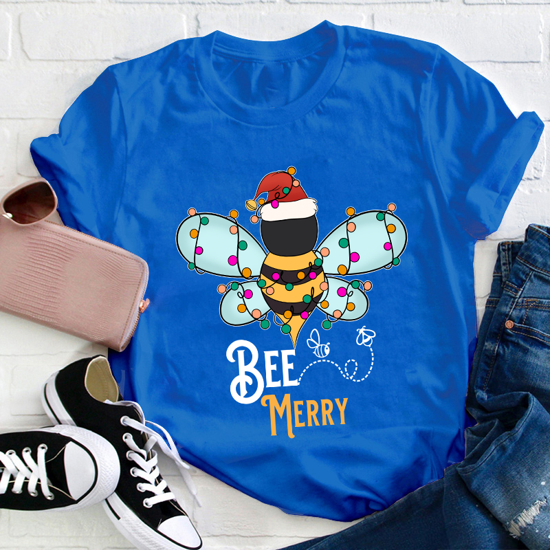Bee Merry Teacher T-Shirt