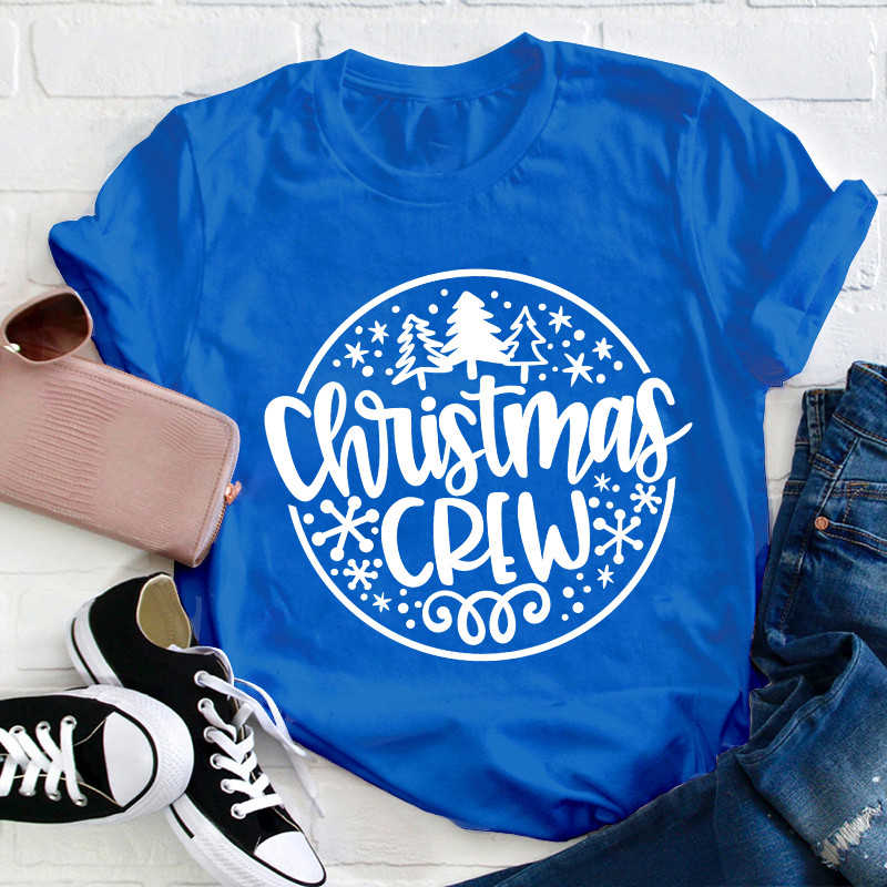 Christmas Crew Teacher T-Shirt