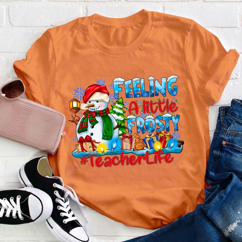 Feeling A Little Frosty Teacher T-Shirt