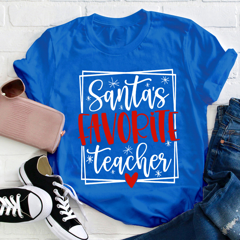 Santa's Favorite Teacher T-Shirt