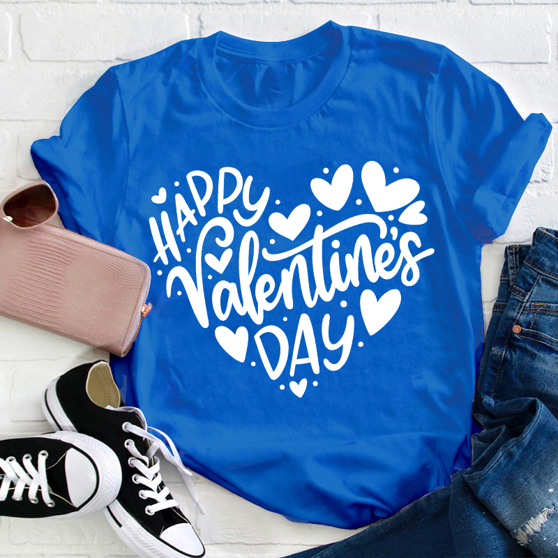 Happy Valentine's Day Teacher T-Shirt