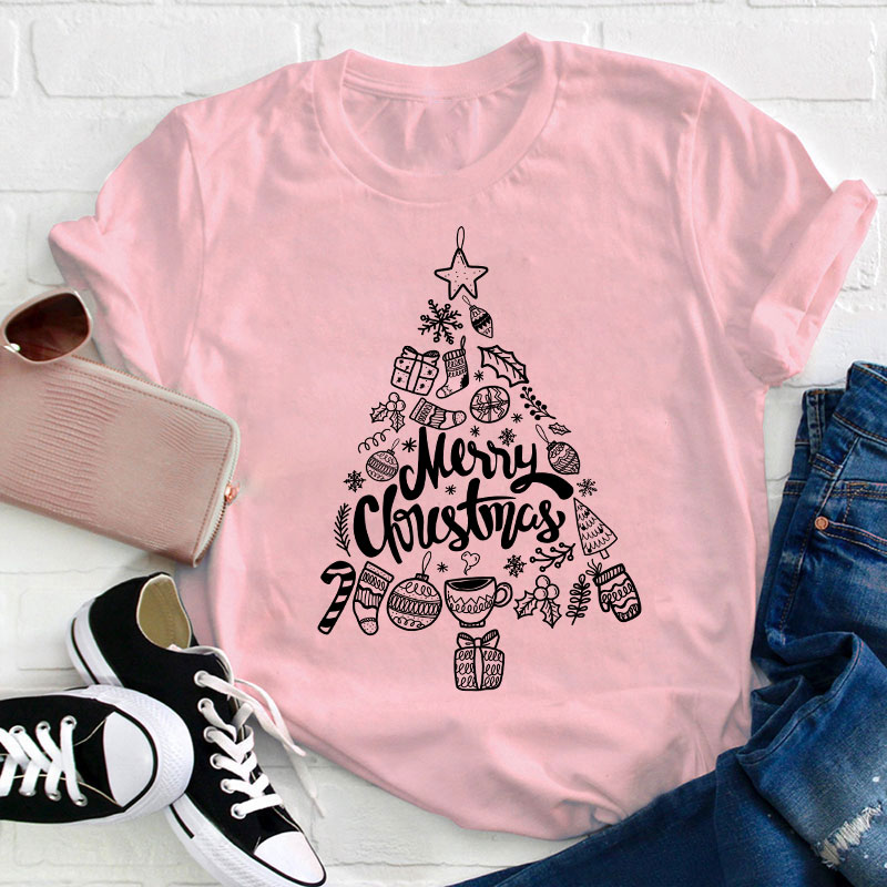 Decorate My Christmas Tree Teacher T-Shirt