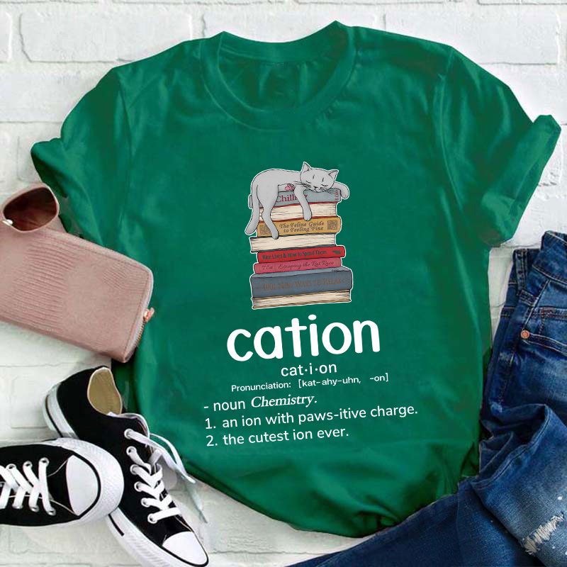 Chemistry Cation Teacher T-Shirt
