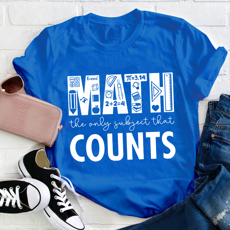 Math Counts Teacher T-Shirt