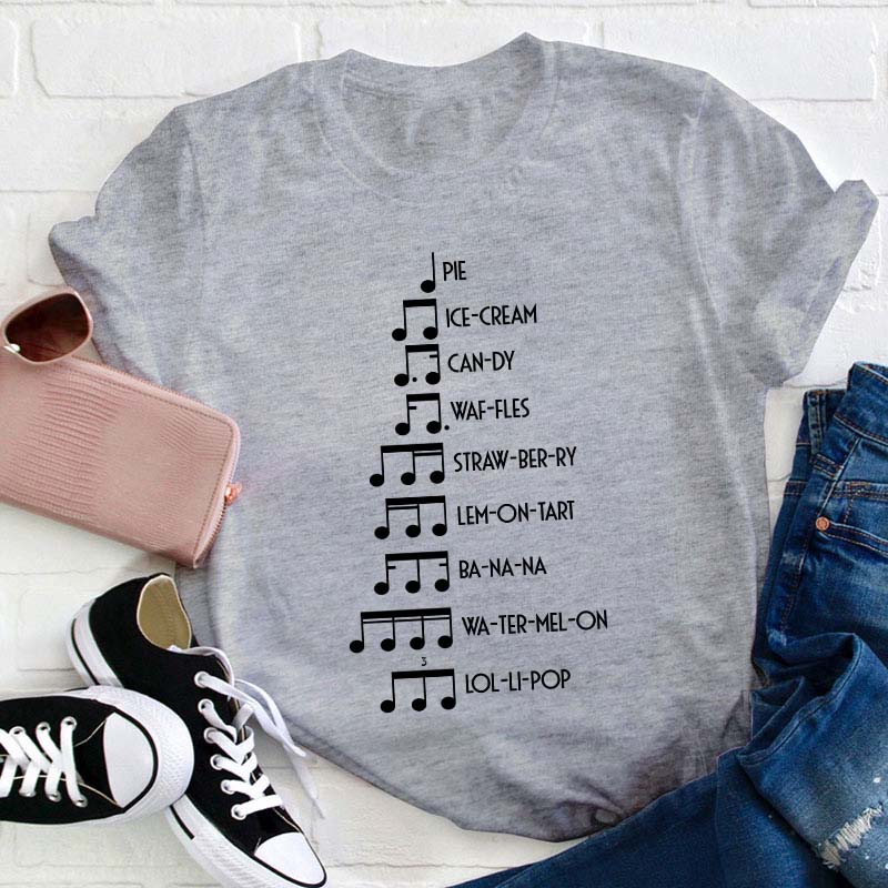 Musicians Orchestra Sheet Teacher T-Shirt