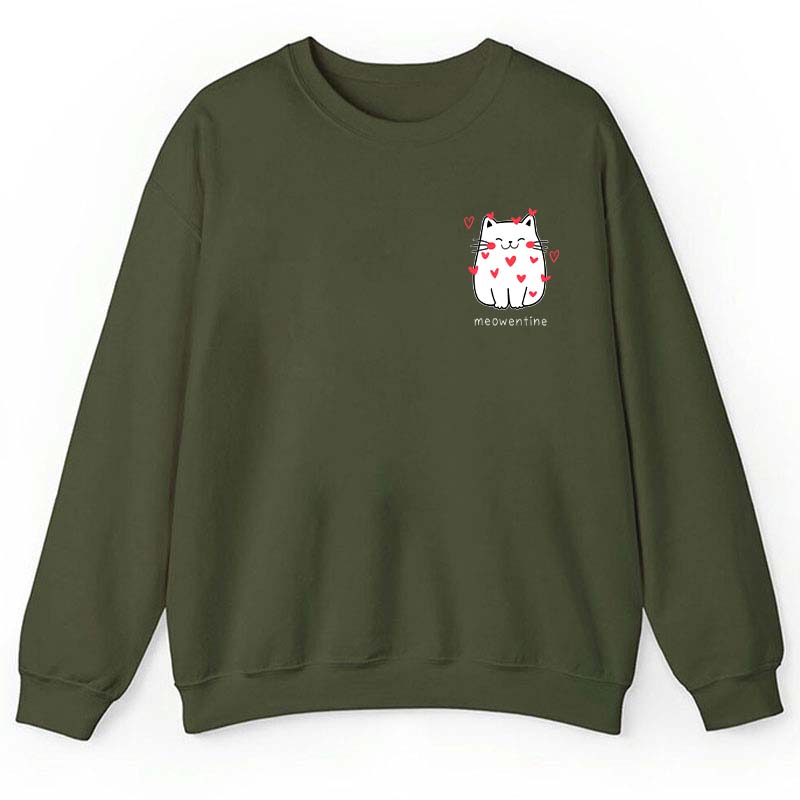 Meowentine Teacher Sweatshirt