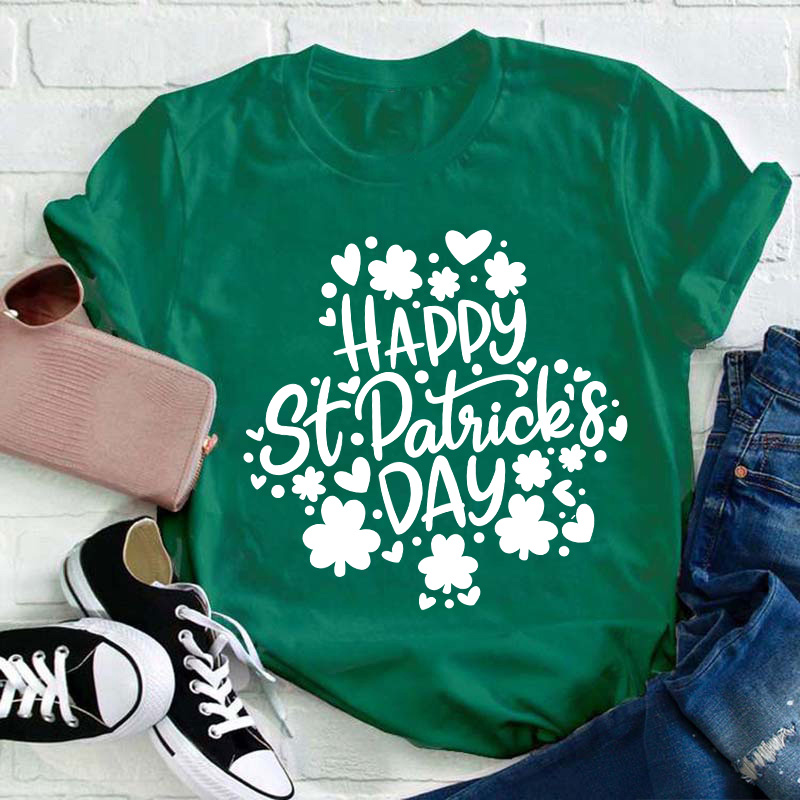 Happy St Patrick's Day Teacher T-Shirt