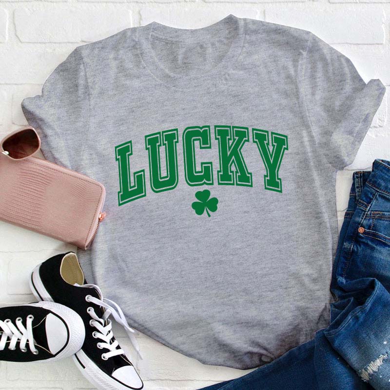 Lucky Shamrock Teacher T-Shirt