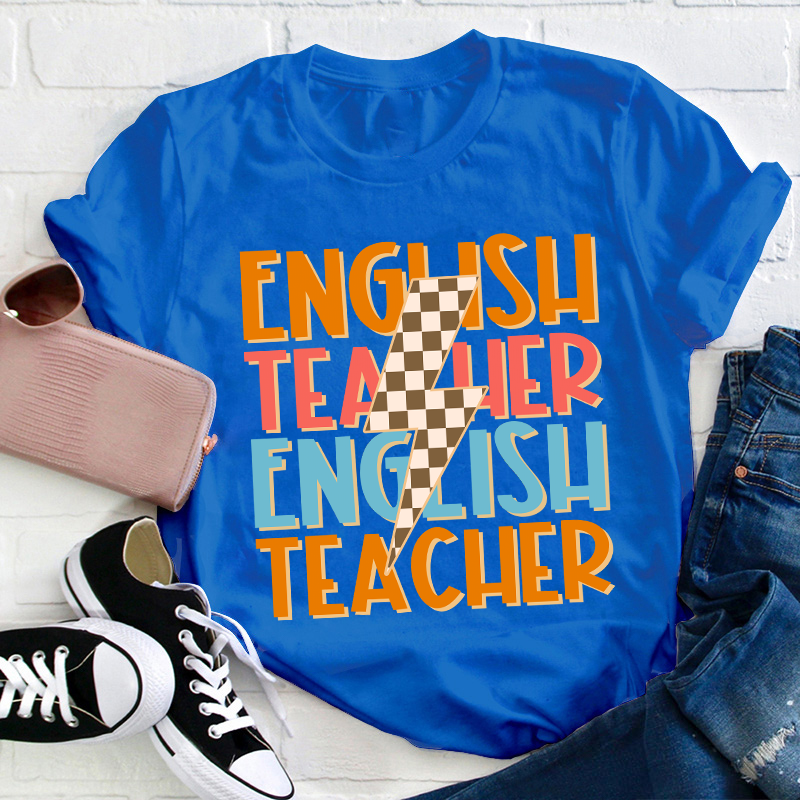 Lightning English Teacher T-Shirt