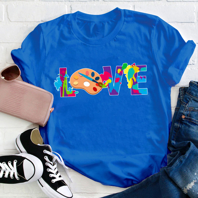 Love Art Teacher T-Shirt