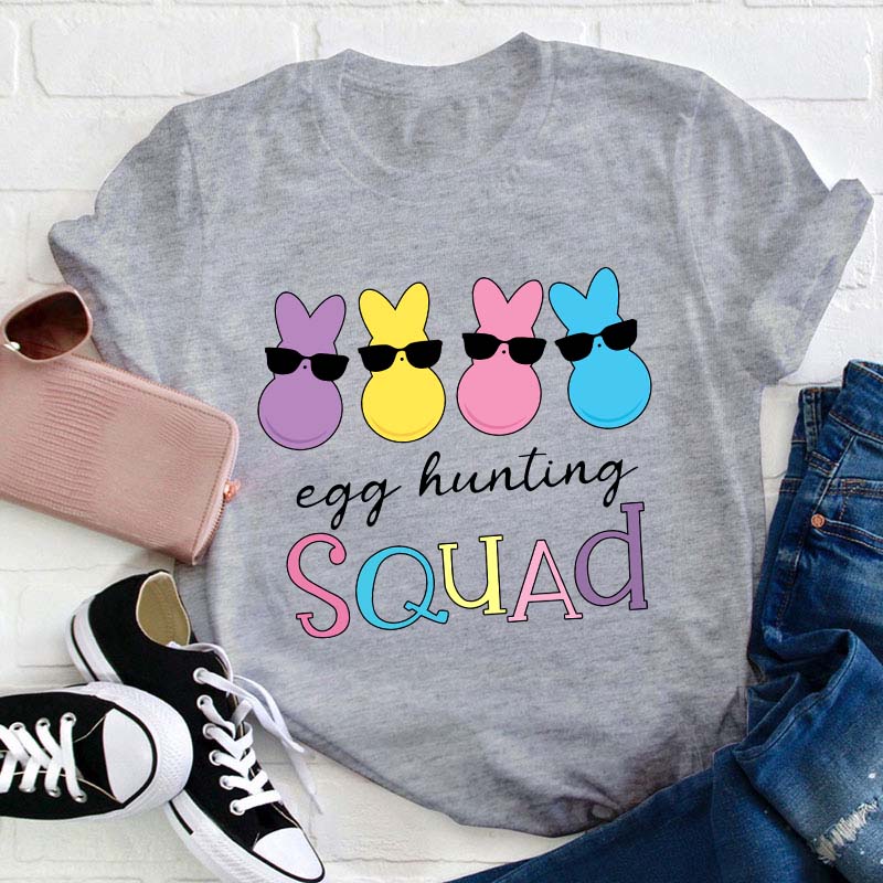 Egg Hunting Squad Teacher T-Shirt