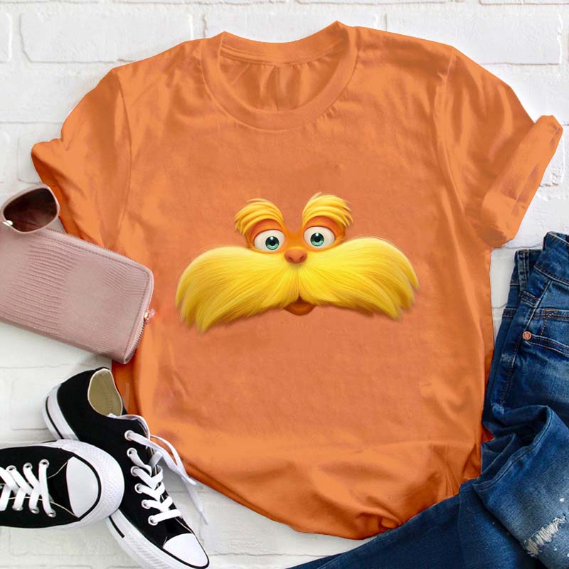 Cute Cartoon Character Expression Teacher T-Shirt