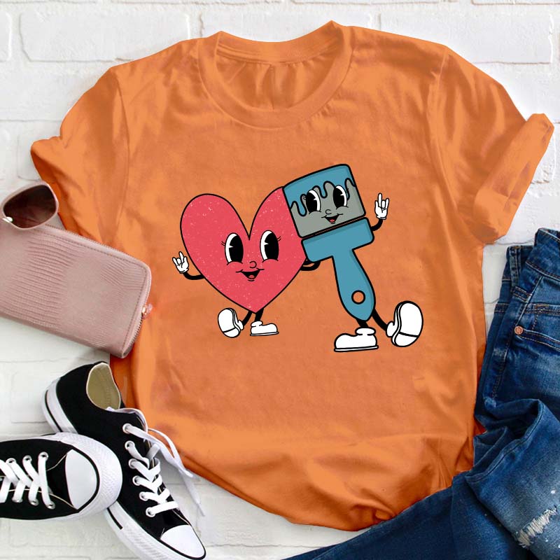 Love Art Teacher T-Shirt