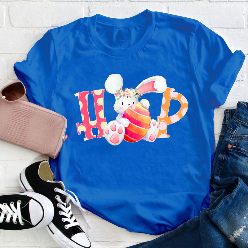 Hip Hop Bunny Teacher T-Shirt