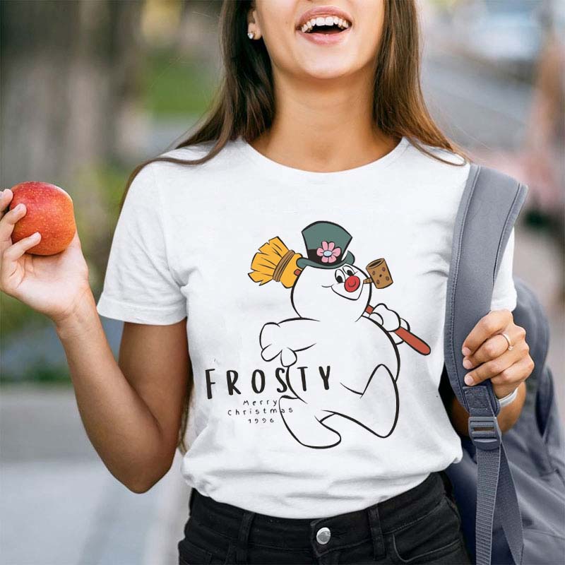 Frosty Merry Christmas Teacher T-Shirt