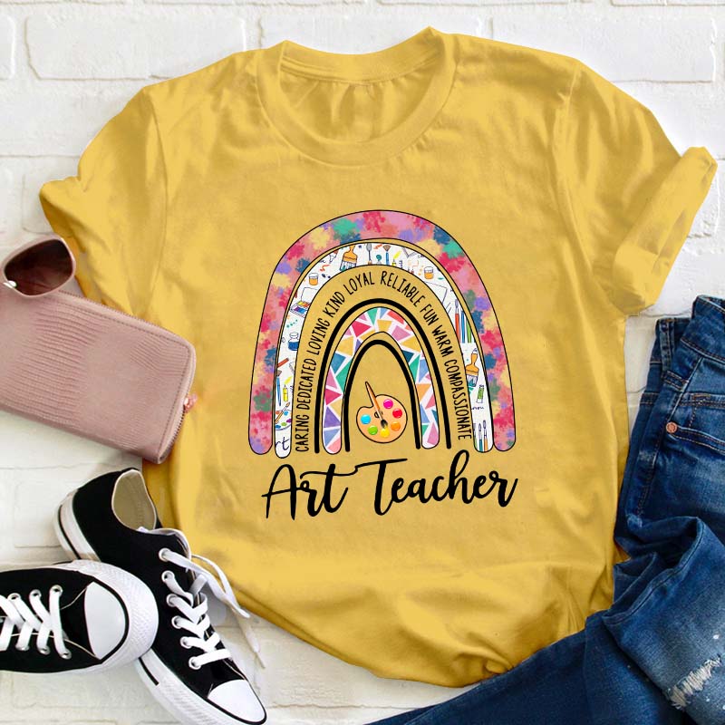 Caring Dedicated Art Teacher T-Shirt