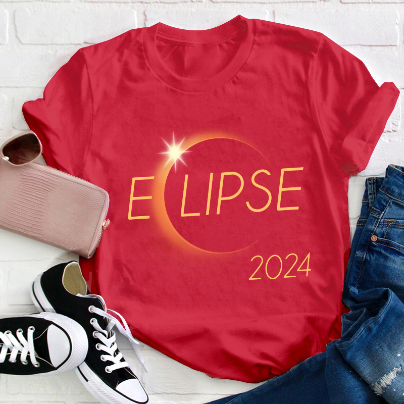 America Totality Total Solar Eclipse Teacher T-Shirt