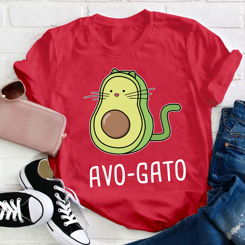 Avo-Gato Cute Spanish Teacher T-Shirt