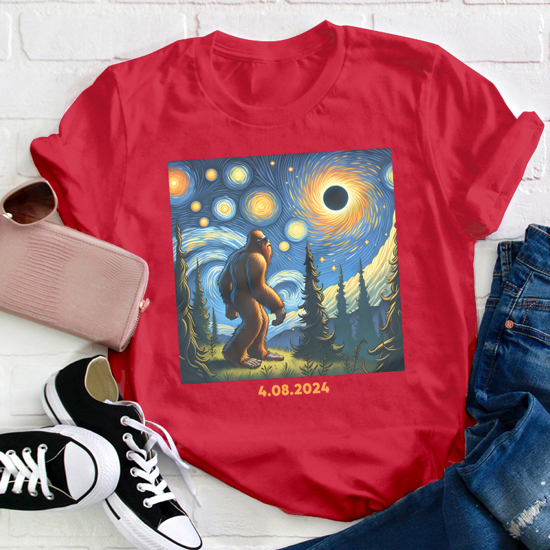 I Saw The Total Solar Eclipse Teacher T-Shirt