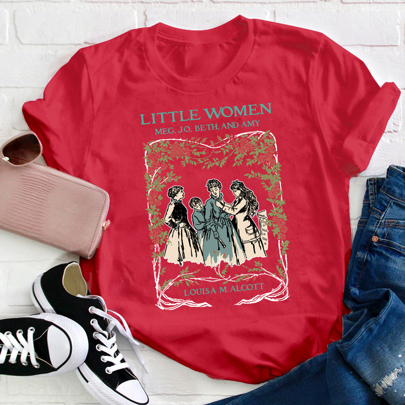 The Cover Of Little Women Teacher T-Shirt