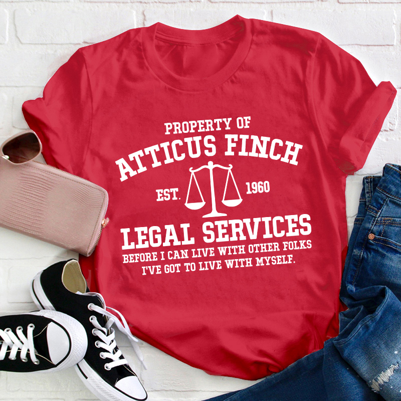 Property Of Atticus Finch Teacher T-Shirt