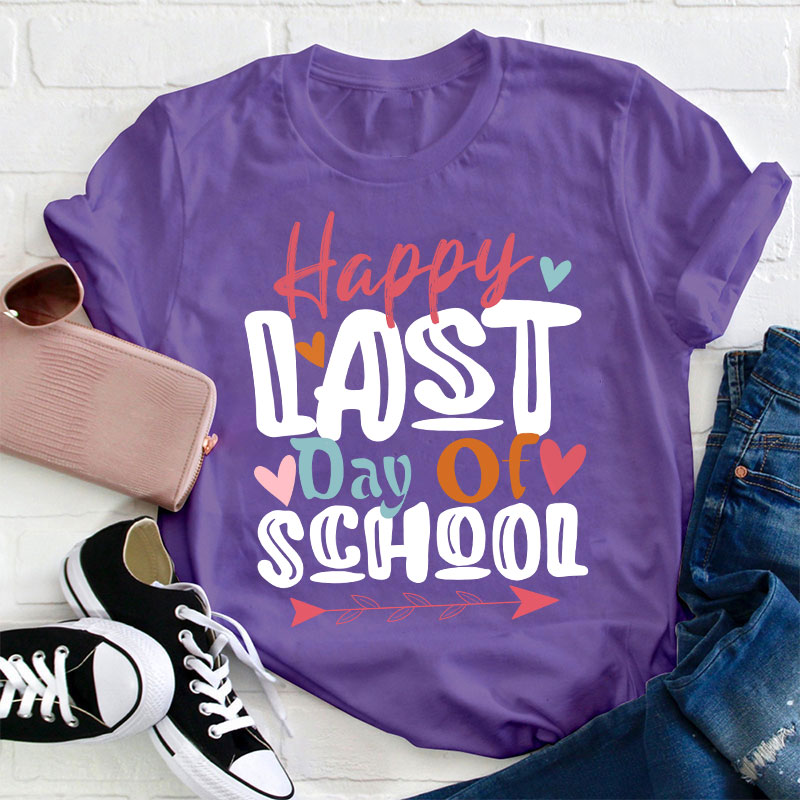 Happy Last Day of School Heart T-Shirt