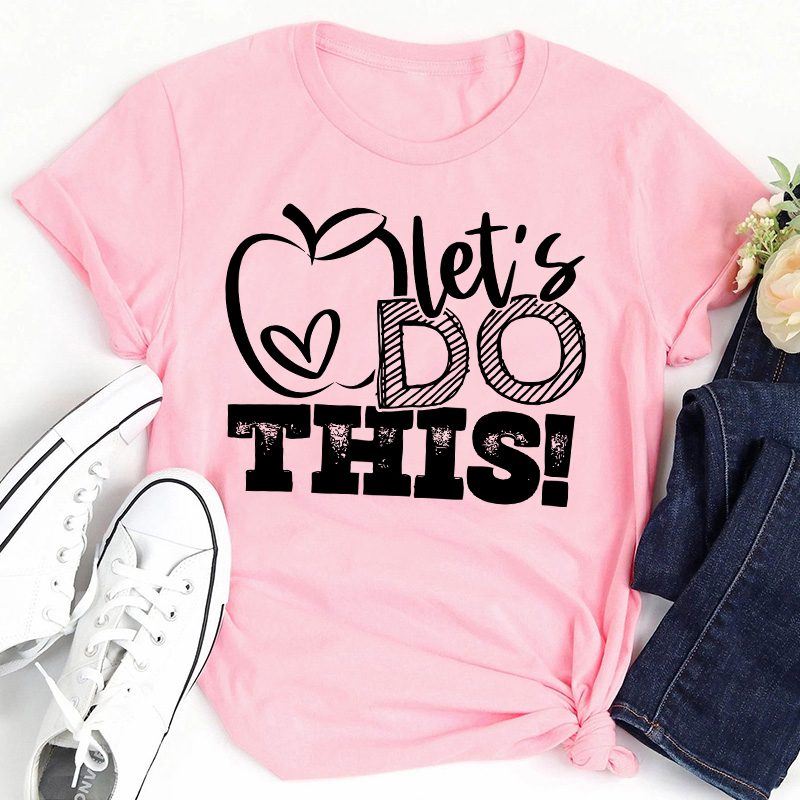 Kiddo Let's Do It Teacher T-Shirt