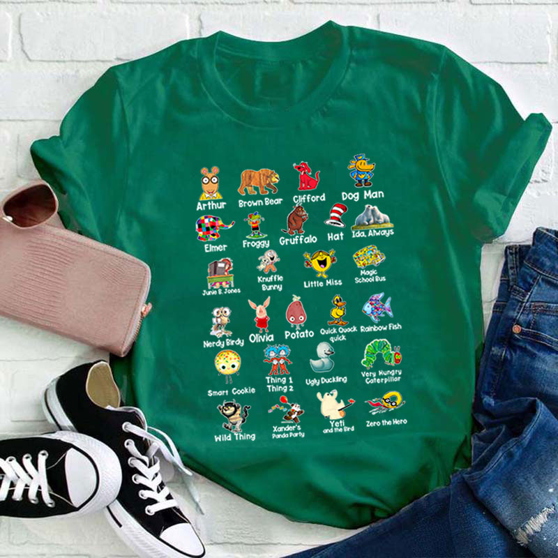 ABC Children's Book Teacher T-Shirt
