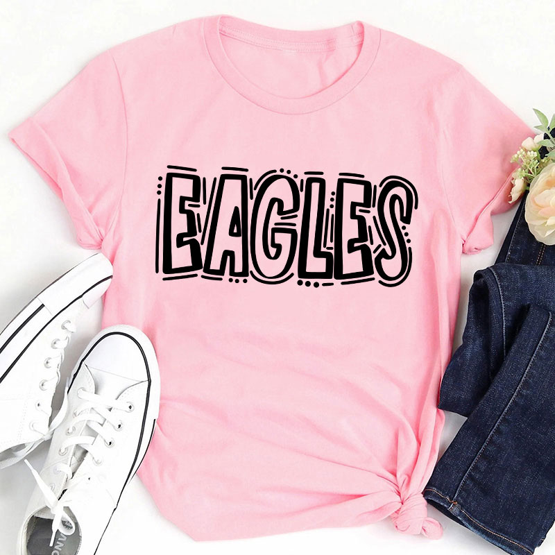 Personalized Mascot Cheer Up Team Teacher T-Shirt