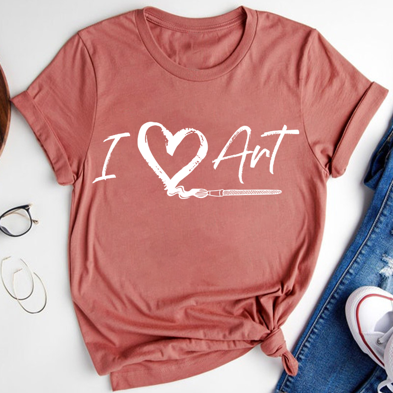 I Love Art Very Much Teacher T-Shirt