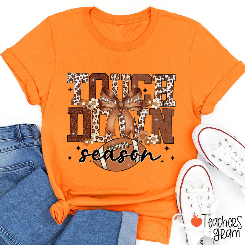 Touchdown Season Teacher T-Shirt