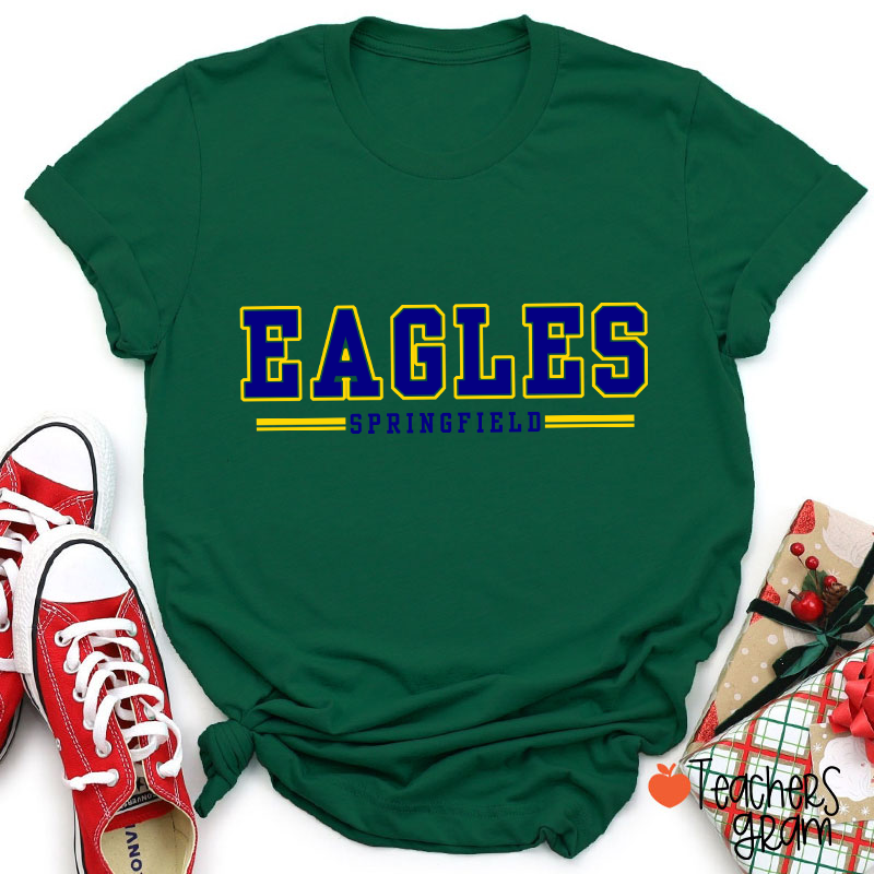 Personalized Mascot And Team Name School Spirit Teacher T-Shirt