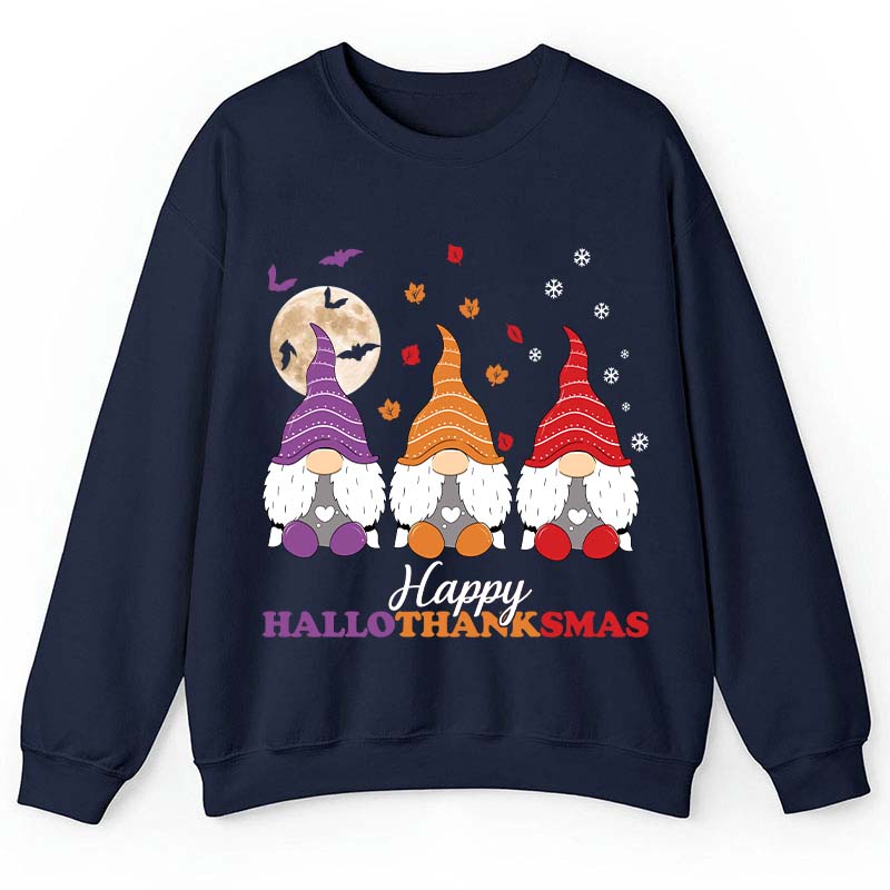Happy Hallothanksmas Teacher Sweatshirt