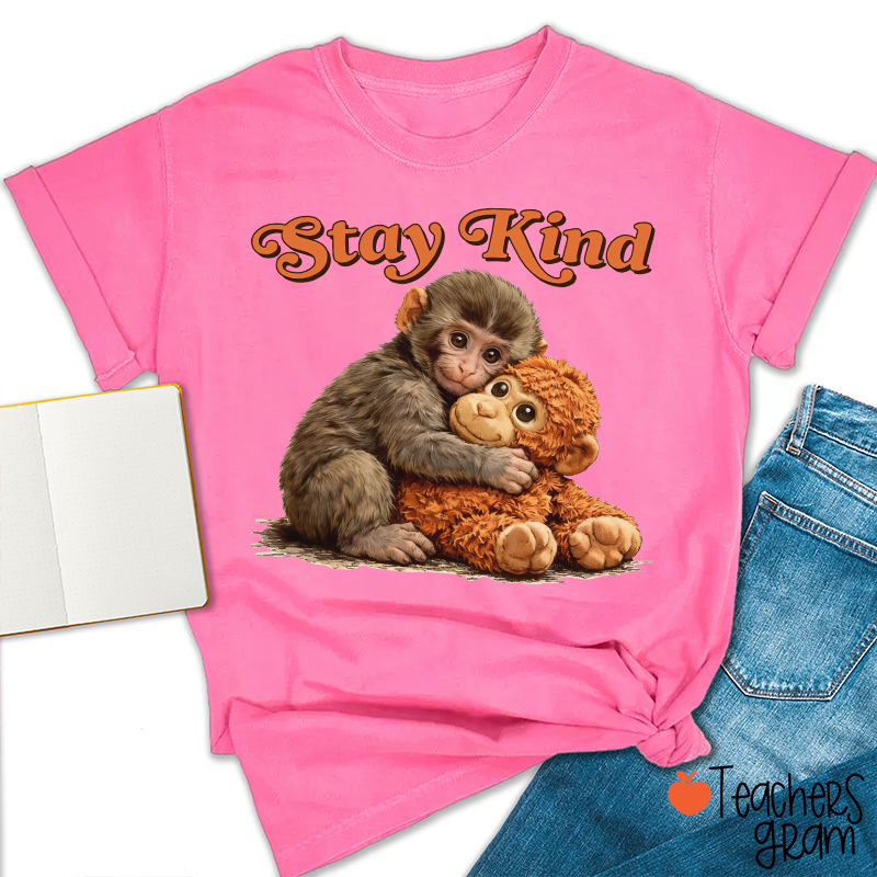 Stay Kind Punch Teacher T-Shirt