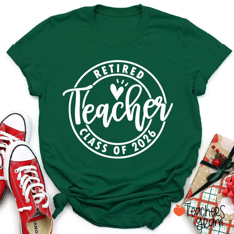 Personalized Looking Forward To Retirement Teacher T-Shirt