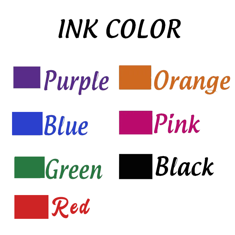 Personalized Name Smiley Face Love Heart Teacher Rectangle Stamp