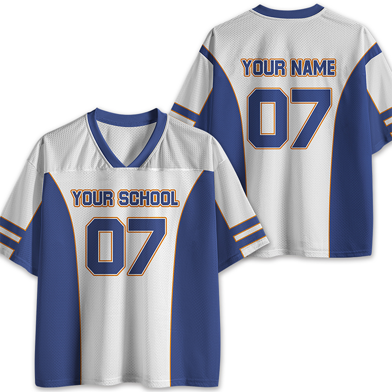 Personalized School Name And Number Teacher Mesh Jersey
