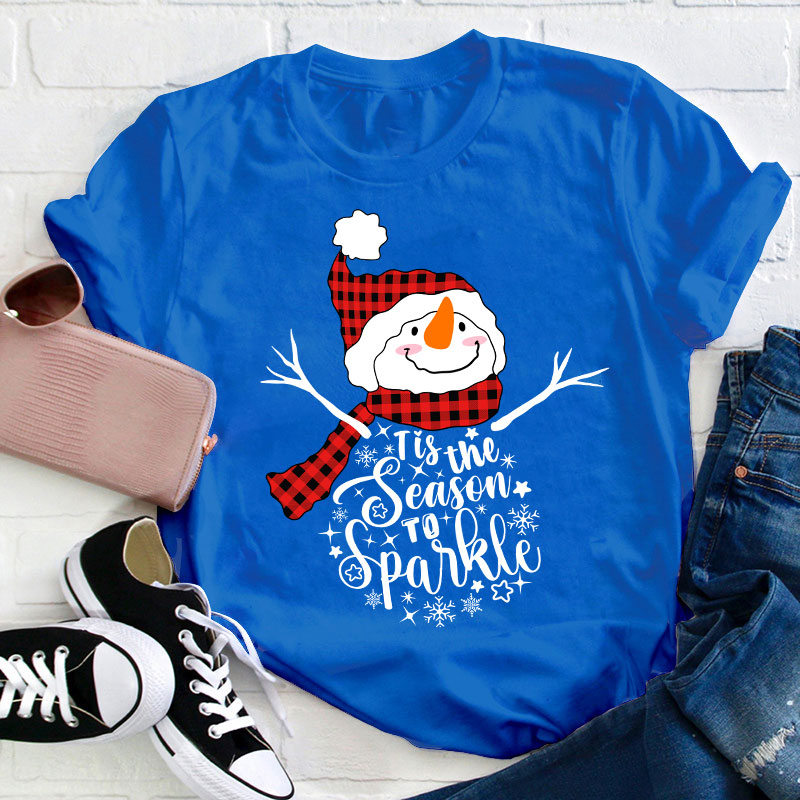 Tis The Season To Sparkle Teacher T-Shirt