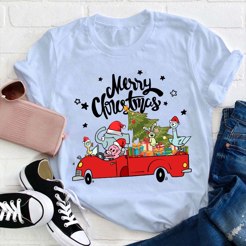 Merry Christmas Have A Nice Christmas Teacher T-Shirt