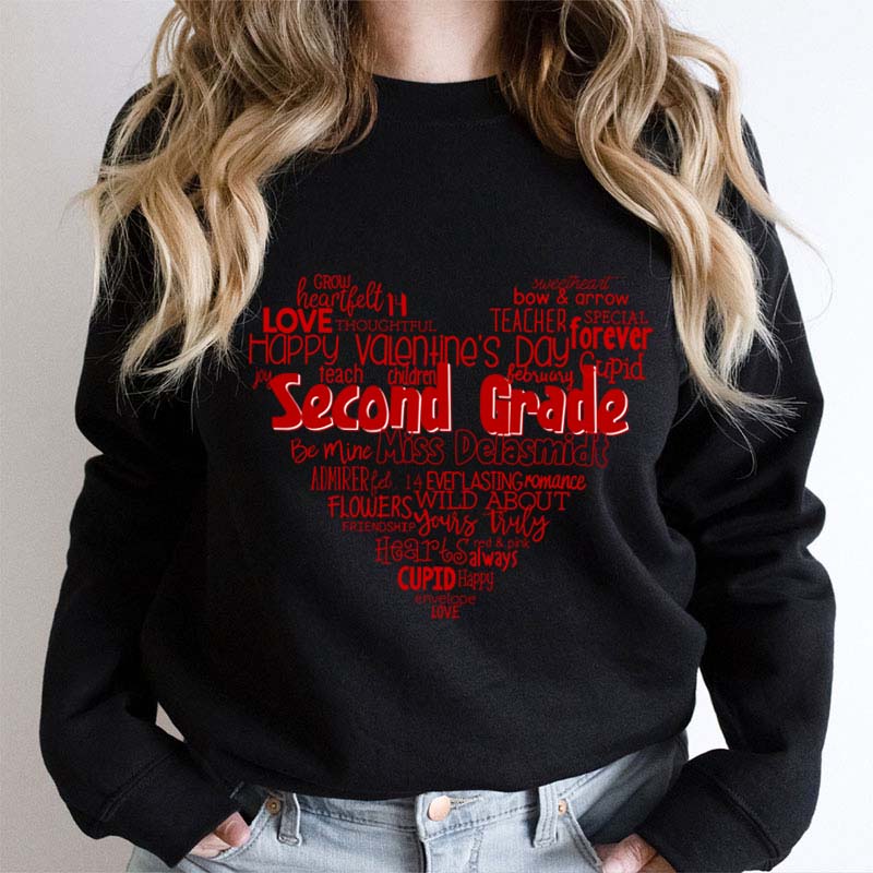Personalized Teacher's Valentine's Day Teacher Sweatshirt