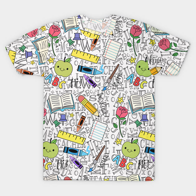 Be Kind Be Chill Teacher Printed T-Shirt