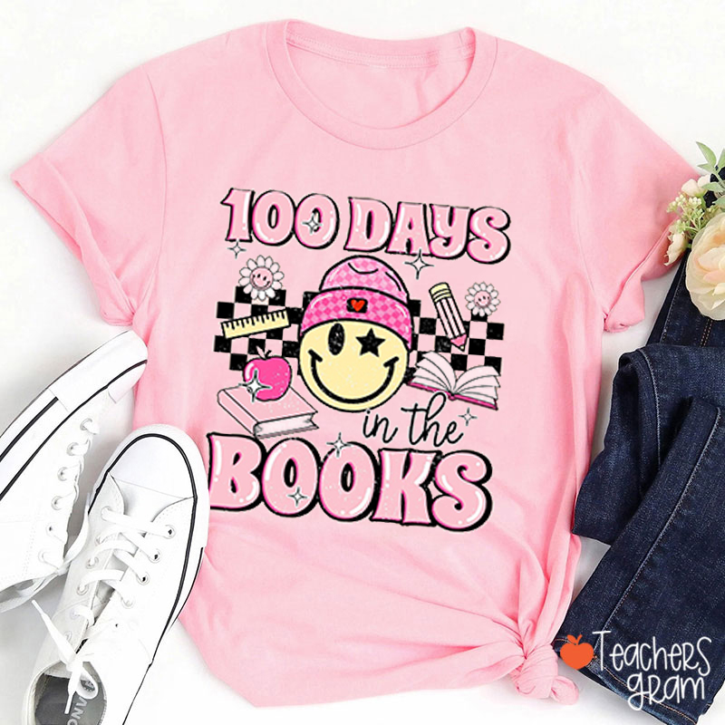 100 Days In The Books Teacher T-Shirt