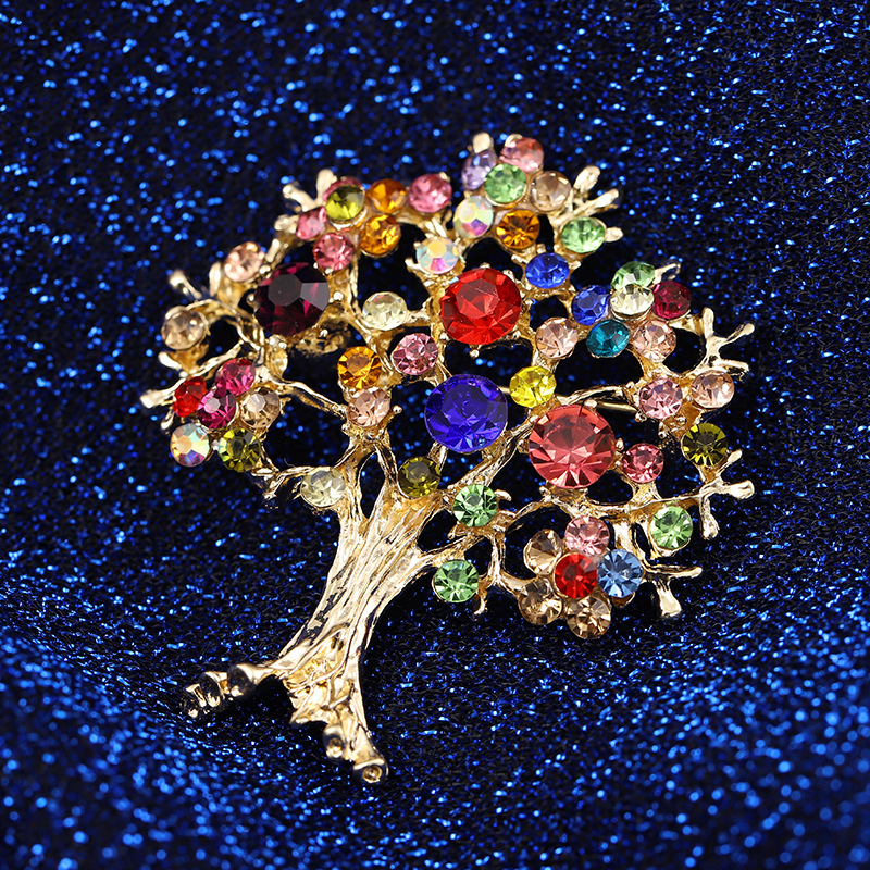 Colorful Diamond Tree Of Life Teacher Pin