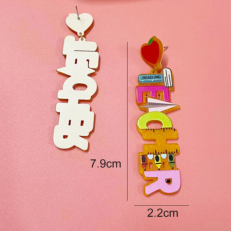 Hearts Love Letters Earrings